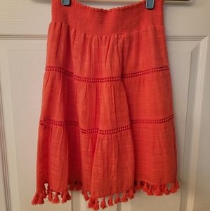 LOFT Skirt with tassels
